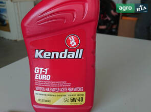 Моторне мастило 5W-40 Kendall GT-1 EURO Premium Full Synthetic Motor Oil 0,946 л