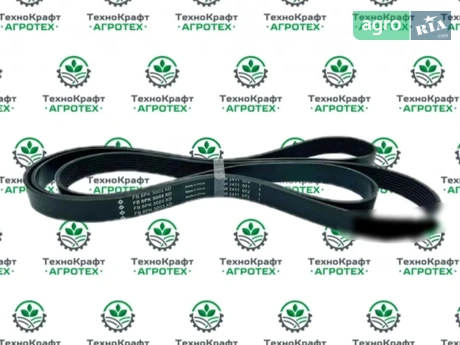 Привідний ремінь 8PK3003XD, L203293 до трактора John Deere - фото