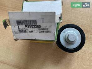Ролик проміжний ременя компресора, jd 8r re593280 john deere