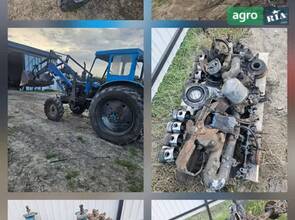 Розборка МТЗ: двигун, КПП, кабіна, міст, навіска